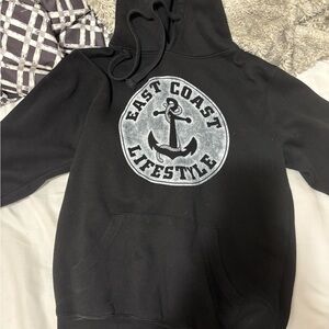 East Coast Lifestyle Black Hoodie